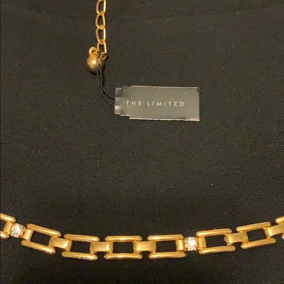 The Limited goldtone belt NWT crystal accents - Picture 4 of 7